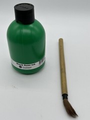 Yasutomo Black Sumi Ink (Bokuju) 12 oz & 8610 Connoisseur Brush Pen Holder KF12