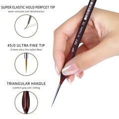 XDT#729 Artist Micro Detail Paint Brush, Small Detail Painting Brushes 5 Piec…