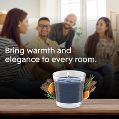 Glade 1-Wick Scented Candle Jar, 6.25 inches (W) x 4.8 (H), Black