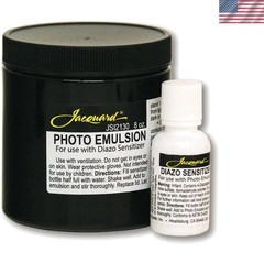 Photo Emulsion & Diazo Sensitizer 8oz – Light Sensitive Emulsion – Create Sil…