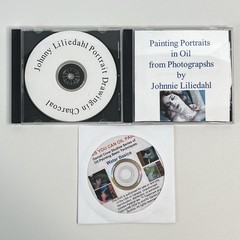 Oil Painting Tutorial DVD Lot Johnnie Liliedahl Portrait Darrell Crow Water