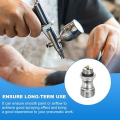 2 Pcs Double Action Air Valve, Stainless Steel Precision Air Brush Parts