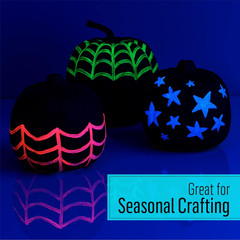 Folkart Neon Acrylic Craft Paint, Purple 8 Fl Oz Premium Glow in the Dark Paint,