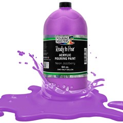 Pouring Masters Neon Jazzberry 64-Ounce Bottle Water-Based Acrylic Pouring Paint