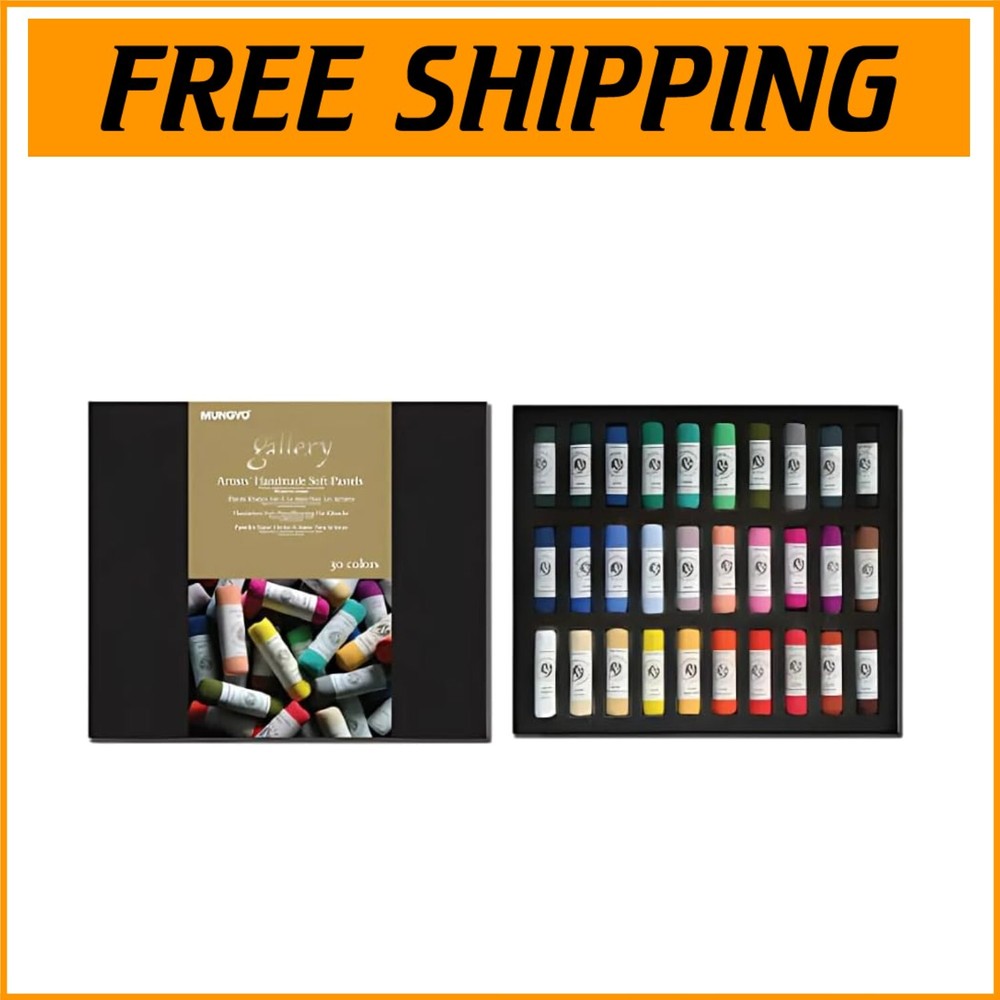 Professional 30-Color Soft Pastels Set – Handmade with Exceptional Quality-]