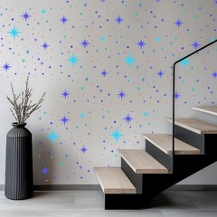 18 PCS Large Star Stencil for Painting Reusable Paint 11.8 inches, White