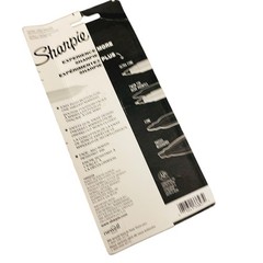 Sharpie Retractable Permanent Precision Marker 3 Pack Ultra Fine Point Black