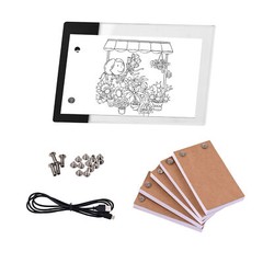 Flip Book Kit with Pad Hole Design 3 Level Brightness D2O6