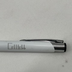 Celltell White Bulk 50Pc High Quality Black Ink Click-N-Go Ballpoint Pens