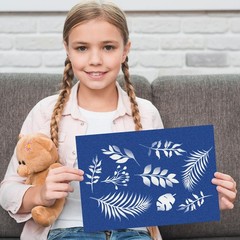 Sun Print Paper Kit Cyanotype Paper, 24 Sheets Papers with White-24