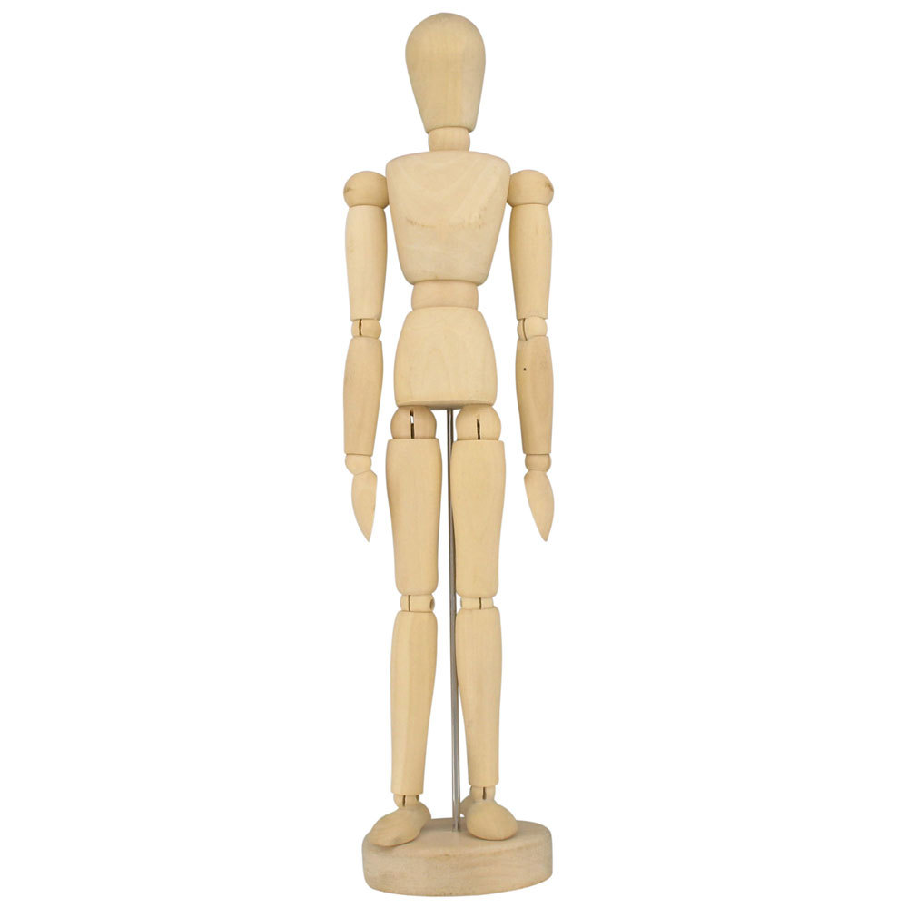 Jakar 12″ Artists Wooden Manikin Mannequin Lay Figure ( Moveable / Bendy Man )