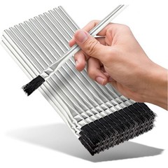 Acid Brushes – 96 Count 3/8 Inch Horsehair Acid Flux Brushes, Disposable4121
