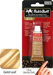 GOLD LEAF Rub ‘n Buff Metallic Leafing Finish TUBE Frame Furniture Repair 76361A