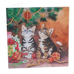 CraftBuddyUS CCK-XM136: “Magic of Christmas” Crystal Art Card 18x18cm
