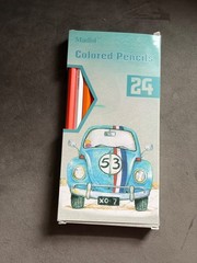 Madisi 24 Pack Of Colored Pencils Non Toxic New