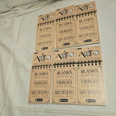Lot of 6Art-C Artist Trading Card Blanks, Perforated Bristol Board Cards/Paper