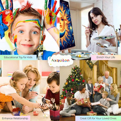 Paint by Numbers Kit for Adults Beginner-Sun and Moon Adult Paint by Number Kits