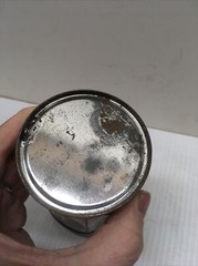 Vintage Alphacolor dry tempera powder Black Empty black lid