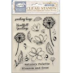 STAMPERIA ACRYLIC STAMPS – DEW DROPS – NATURE’S PALETTE