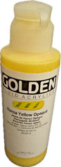 GOLDEN FLUID ACRYLIC HANSA YELLOW OPAQUE 4 OUNCE