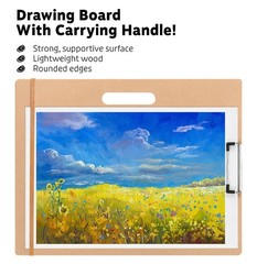 Sketch Board 13×17 Inch Portable Art Drawing Board with Handle Set of 2