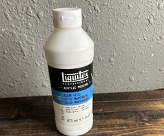 Liquitex Professional Clear Gesso Acrylic Medium Transparent Primer 16oz 473ml