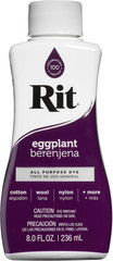 Rit Dye Liquid 8oz-Eggplant 8 Fl Oz, Eggplant