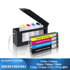 CISS For HP 99U with ARC Chips For HP pagewide 774dn 750dn/dw 772/755dn/dw 777z