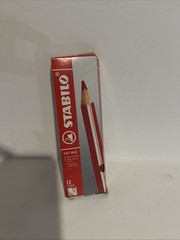Stabilo Trio Thick Red 60 PCS Pencils for Kids NEW Free Ship (5 packages)