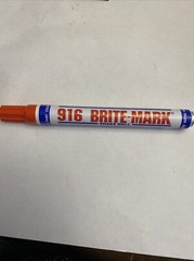 MARKERS BRITE-MARK INDUSTRIAL ALL PURPOSE Orange Paint Marker