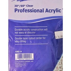 Alvin 14″ Professional Acrylic Triangle 30 / 60 Degree 130C-14 NEW & SEALED