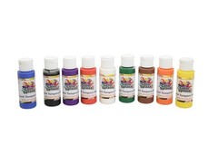 Color Splash Liquid Tempera Paint Set of 9 Non-Toxic 2 fl oz Bottles LT20 AP