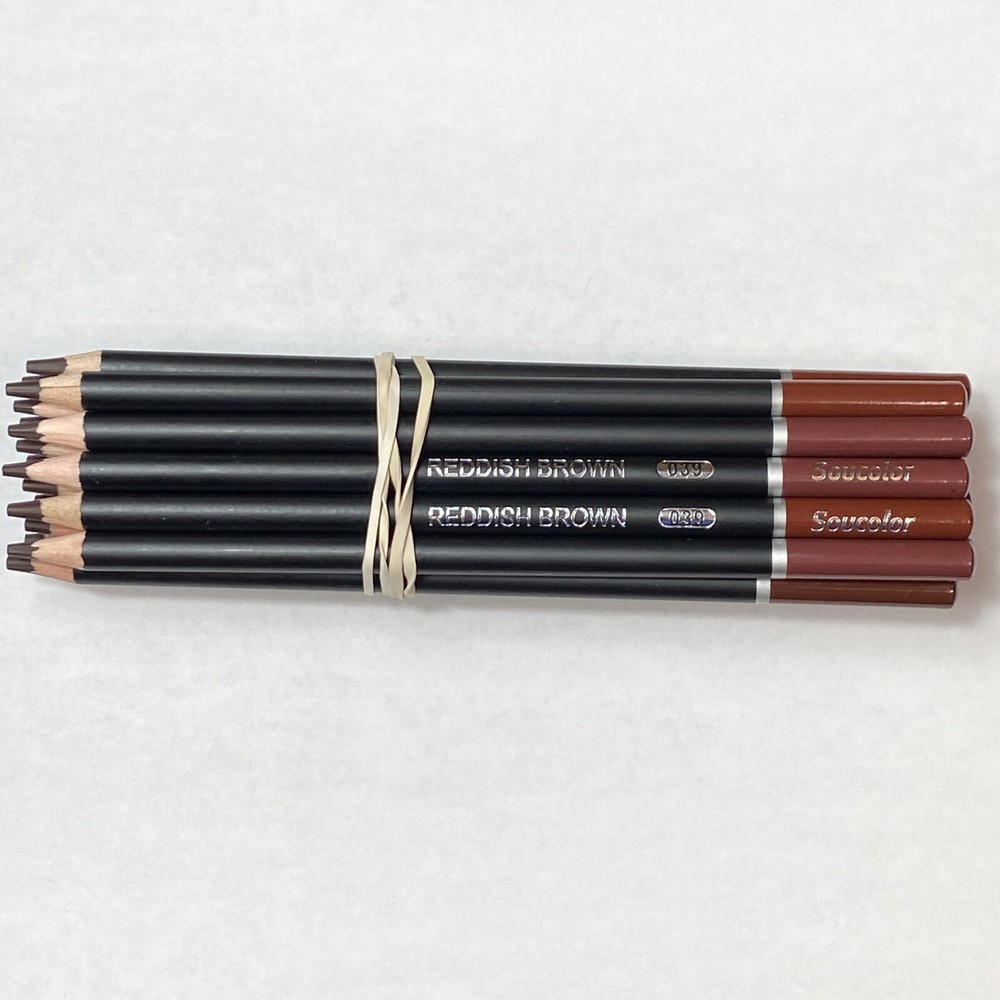 (20) REDDISH BROWN 039 – Soucolor Colored Pencils – 4.0 mm Soft Core