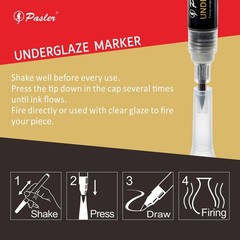 Underglaze pen Underglaze Marker Soft Tip Design Great for Ceramic Pottery Bi…