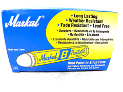 (PACK OF 2) Markal 80220-B Paintstik Solid Paint Marker Crayon Black (HR)