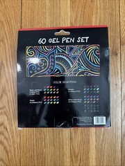 Brand New 60 Count Gel Pen Set – Neon, Metallic, Pastel and Giltter