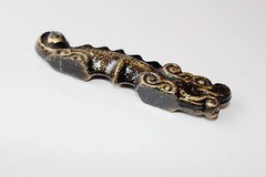 Japan Iron Dragon Shape Brush Rest Calligraphy Painting Sumi-e Tool