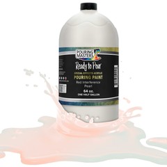Red Interference Pearl Special Effects Pouring Paint – Half Gallon Bottle