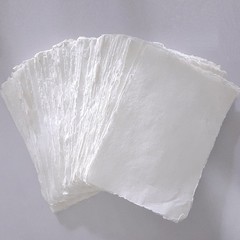 Recycled Handmde Cotton Rag Paper with Deckle Edge – Pack of 90 – Sample Pack