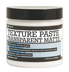 Ranger 320617 Texture Paste 4oz, Transparent Matte,Acrylic Paint