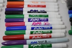Lot of 79 Expo Low Odor Fine TIp Ultra Fine Tip Various Colors Back to School