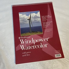 Strathmore Windpower Watercolor Paper Pad 11×15 w 15 Sheets 140 lb Spiral Bound