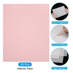 30 Sheet A4 Translucent Trace Paper 8″ x 12″ 100 GSM, Pink