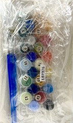 NEW 2020s Unbranded Flowers In Vase LS2376 PBN Paint By Number Kit 1212