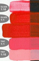 Fluid Acrylic Paint 1 Ounce Naphthol Red Light Professional Art Pigment