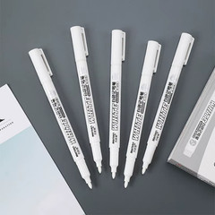 3pcs White Paint Marker Permanent Pen For Metal,Art,Wood,Paper,Plastic,Drawing