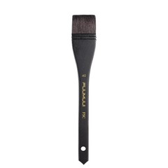 3 PCS Professional Squirrel Hair Flat Hake Brushes Set Watercolor Acrylic Art