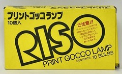 RISO Print Gocco Flash Bulb Lamp Box 10 Bulbs From Japan