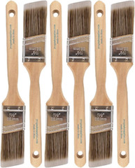 Juego de 6 brochas angulares de 1.5″ para pintura.