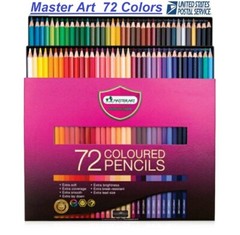 72 Colored Art Pencils Master Painting Set Drawing Colors Box Coloring Vibrant